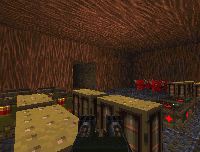 Much more ammo in top spawn room