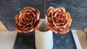 Copper roses
